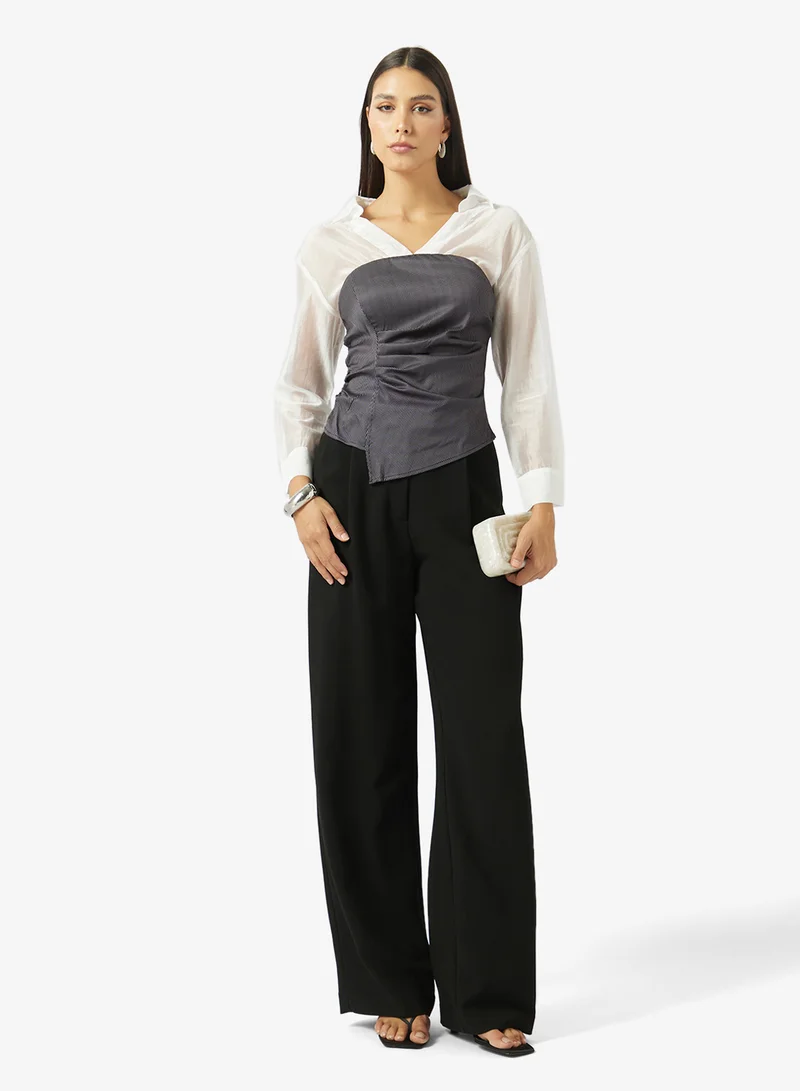 Ella  Shirt With Mock Bandeau for Women | Best Price UAE