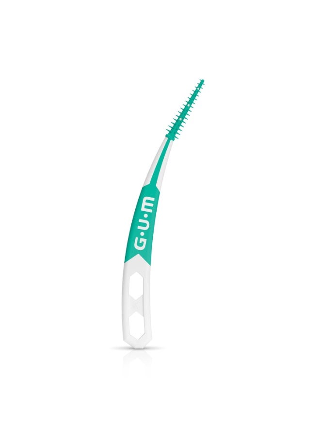 GUM Soft-Picks Advanced, Easy to Use Dental Picks for Teeth Cleaning and Gum Health, Disposable Interdental Brushes with Convenient Carry Case, Dentist Recommended Dental Picks, 90 Count (Pack of 3) - Image 1