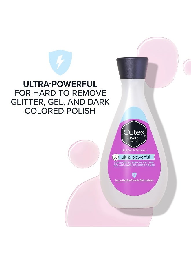 Cutex Cutex Gel Nail Polish Remover UltraPowerful Removes Glitter and Dark Colored Paints Paraben Free 676 Fl Oz  - Image 3