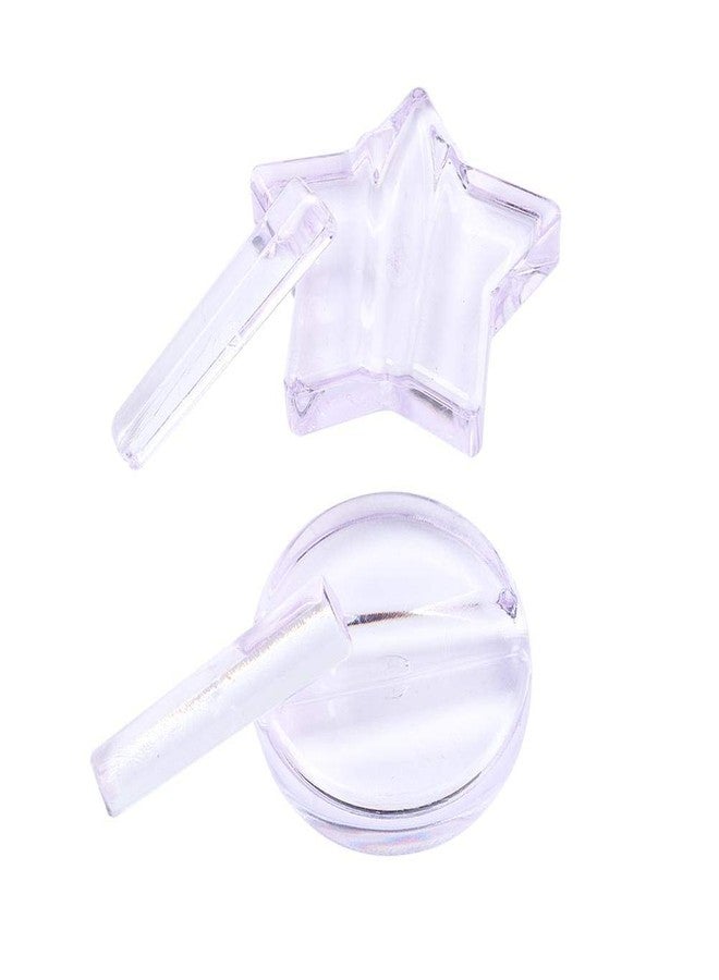 Cimenn 2pcs Professional Embossed Mold Nail Tools Metal Frame Bending Nail Art Equipment - Image 5