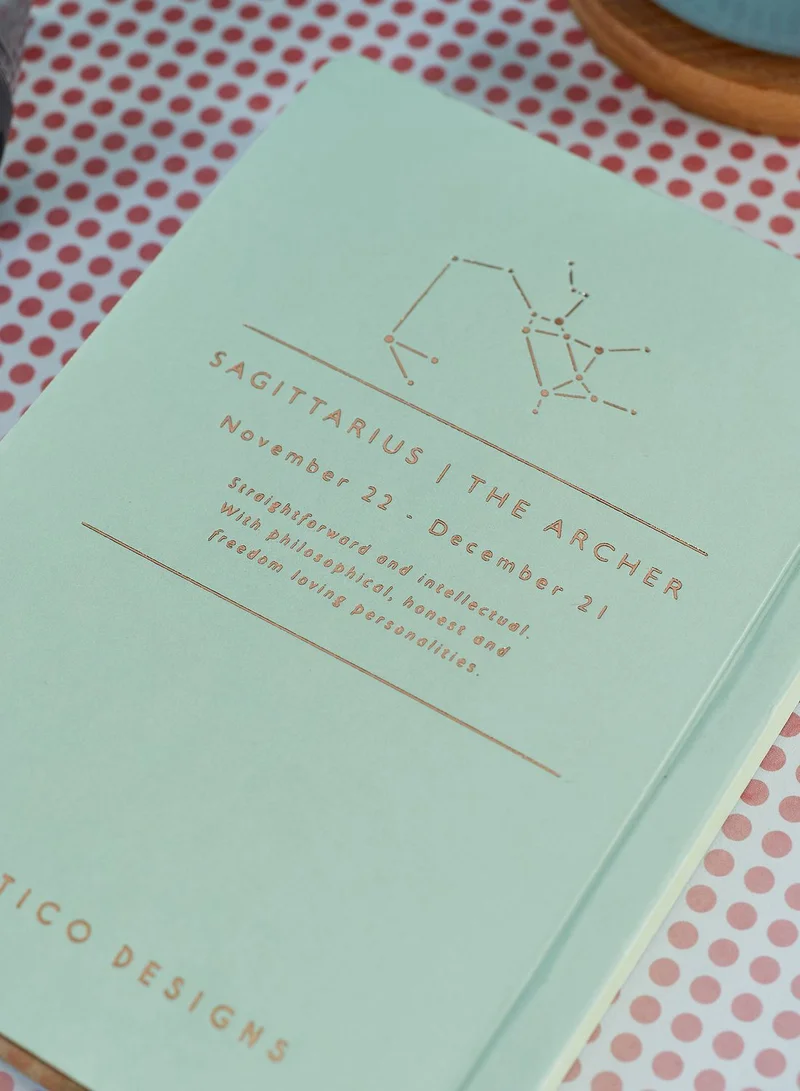 Zodiac A6 Sagittarius Notebook
