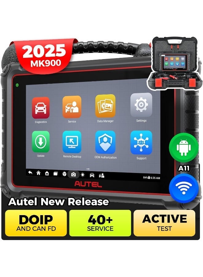 ماسح Autel MaxiCOM MK900: عام 2025، مطابق لجهاز MK900BT وMK900‑BT لأجهزة OBD II