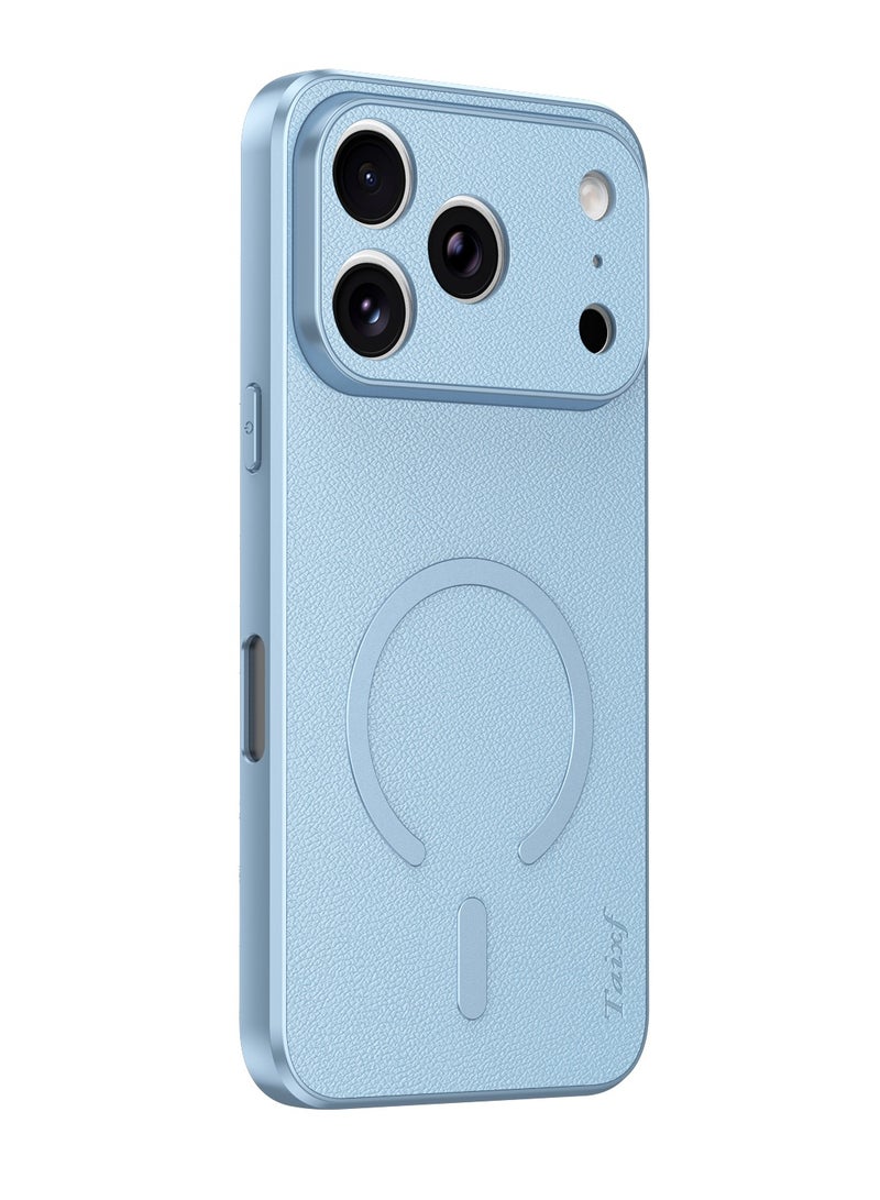 حافظة لهاتف iPhone 17 / 17 Pro Max، غطاء من الجلد الناعم الفاخر، مقاومة للبقع والصدمات، قبضة مريحة، مناسبة للرجال والنساء - Image 1