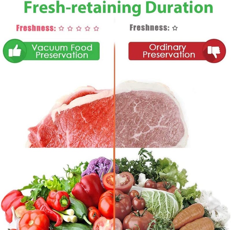 LIPSA ENTERPRISE LIPSA ENTERPRISE Vacuum Sealer Machine Automatic Dry Wet soft hard Food Air Sealing System dual mode work fast Fits refrigerator store Food Medium  - Image 4