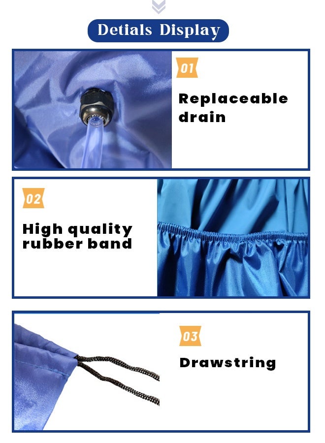Air Conditioner Cleaning Cover Dust Washing Bag for large size 2P-3P Wall Mounted AC Service with pipe  - Image 4