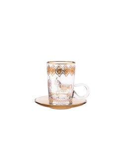 Villeroy & Boch 6-Piece Horse Amber Teacups  - Image 1