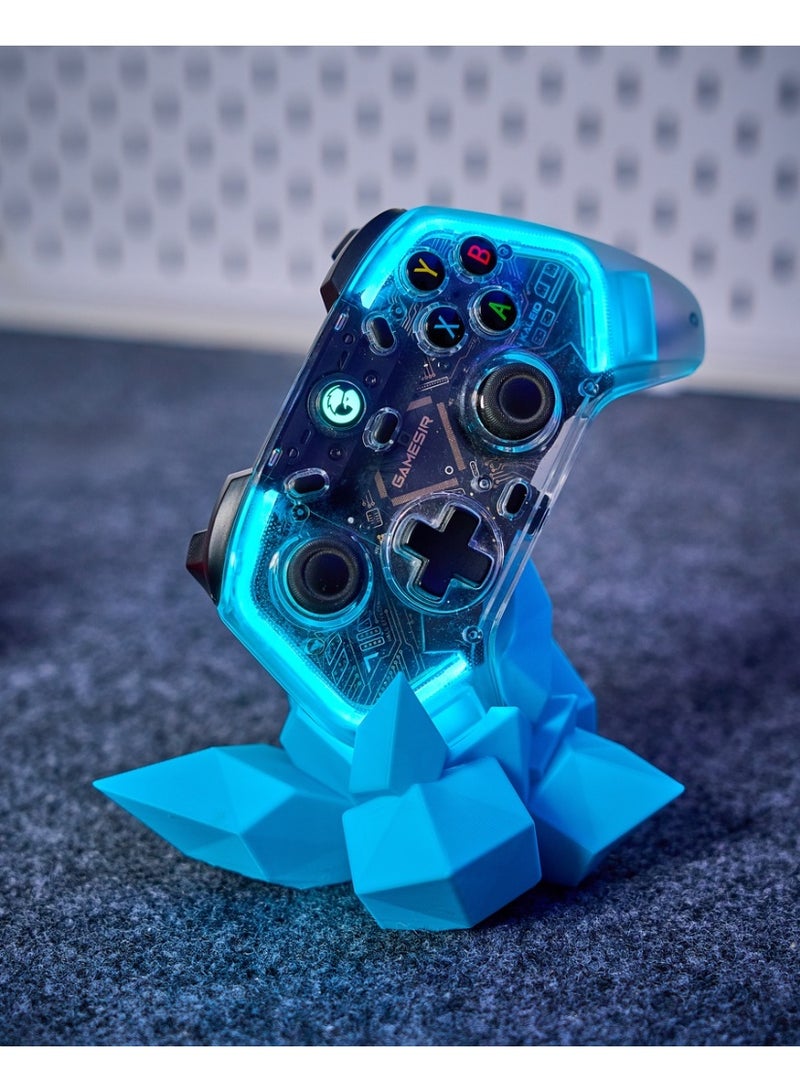 Crystal-Design Controller Stand – Compatible with PS5, Xbox & Gamesir – Durable Plastic Holder - Image 2