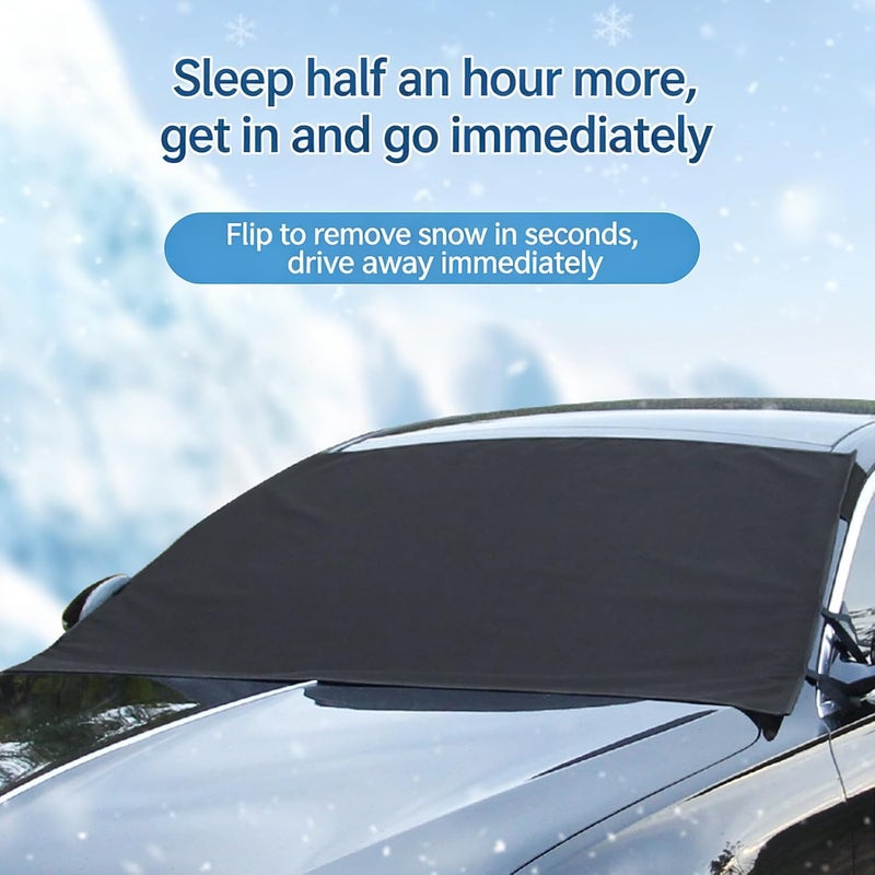 Strong Windshield Protect for Snowice Security and Blocking Double Function Automobiles Defense Double Purpose Shade - Image 2