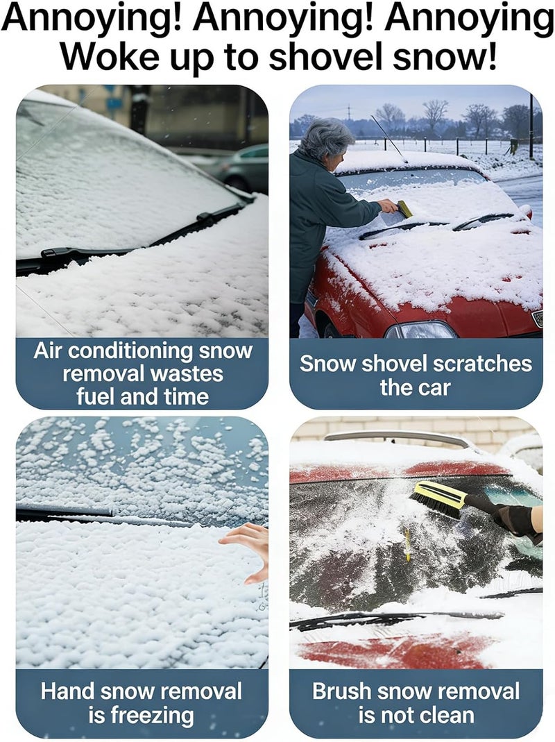 Strong Windshield Protect for Snowice Security and Blocking Double Function Automobiles Defense Double Purpose Shade - Image 4