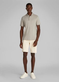CALVIN KLEIN Texture Collar Short Sleeve Polo  - Image 4