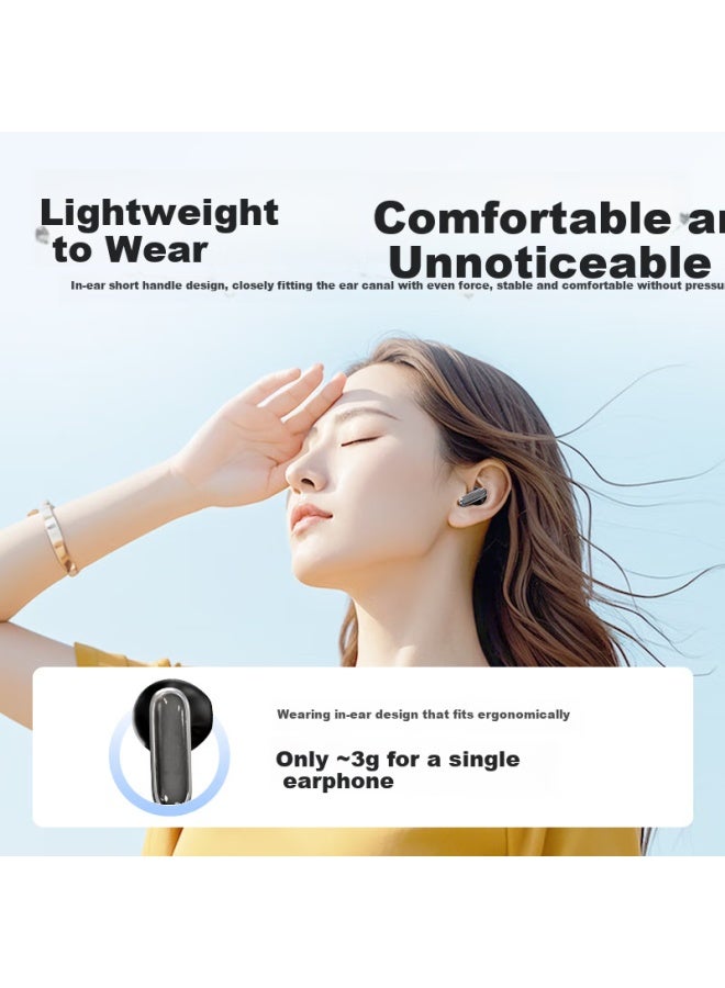 D.rob D.rob Wireless Bluetooth Earphones New Smart Body Ai Simultaneous Translation Long Battery Life Call Earphones For Huawei Xiaomi G9 Black - Image 3