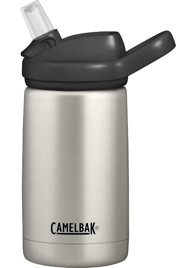CAMELBAK زجاجة كاملباك إيدي+ للأطفال سعة 12 أونصة، مصنوعة من الفولاذ المقاوم للصدأ المعزول مع غطاء قشة - Image 1