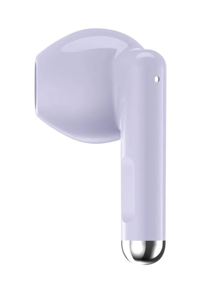 havit True Wireless Earbuds with Stereo Sound, TWS Smart Touch Control, 25 Hours Playtime (Including Charging Case), Lightweight & Comfortable Design, Type-C Charging Port, Compatible with iOS, Android, PC, for Music, Calls, and Gaming - High-Quality Bluetooth Earbuds (Purple)  - Image 4