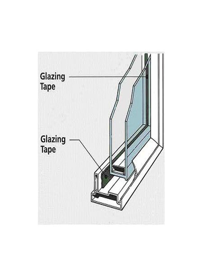 J.V. Converting JVCC Window Glazing Tape Double-Sided, Closed Cell, (DC-WGT-01), 1 in. x 75 ft. x 1/8 in. Thick (Black) - Image 3
