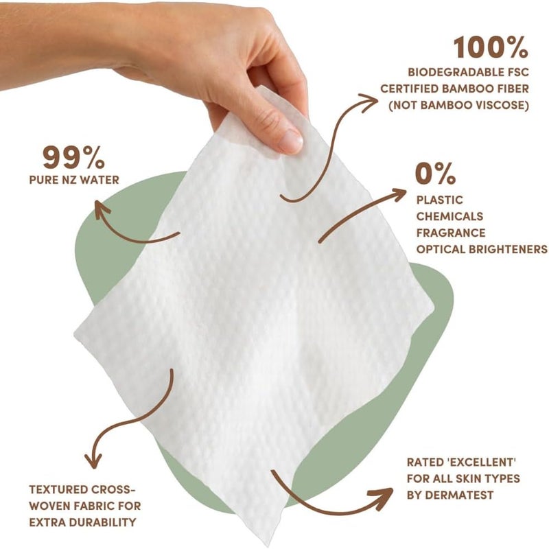 Terra مناديل الأطفال المستخرجة من كيوي تيرا - Image 3