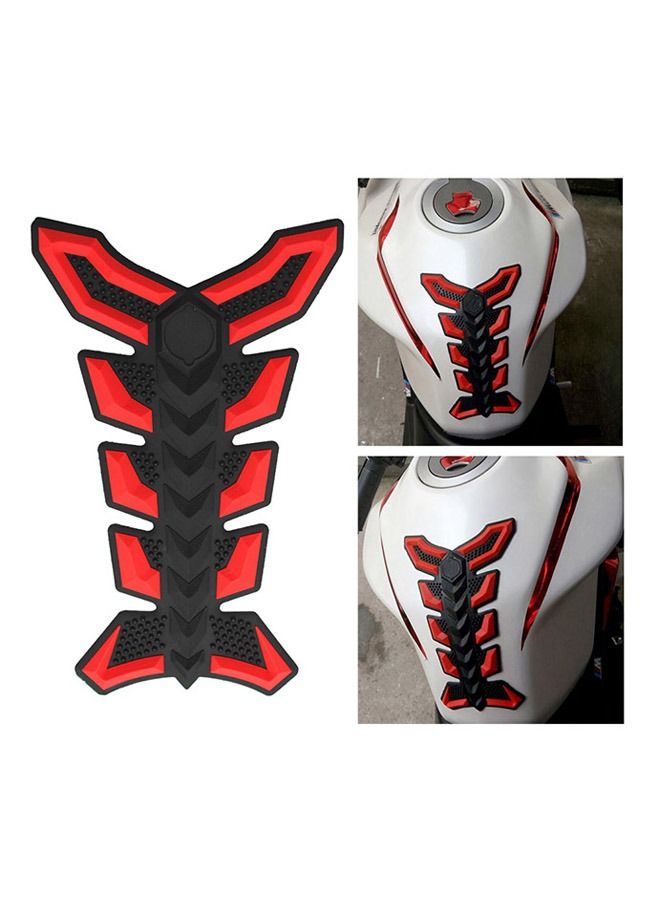 Generic Universal Motorcycle 3D Rubber Gas Oil Fuel Tank Pad Protector  - Image 1