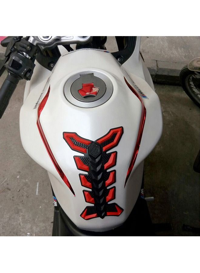 Generic Universal Motorcycle 3D Rubber Gas Oil Fuel Tank Pad Protector  - Image 2