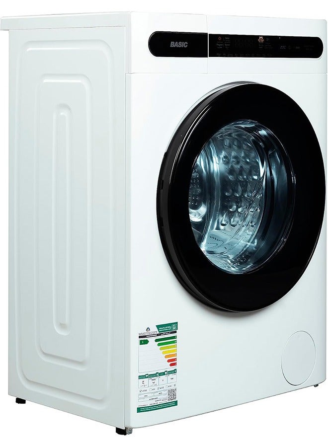 BASIC Front Loading Washing Machine - 8 kg - Inverter - Drying 100% - White - BAWMDF-MO8W - Image 3