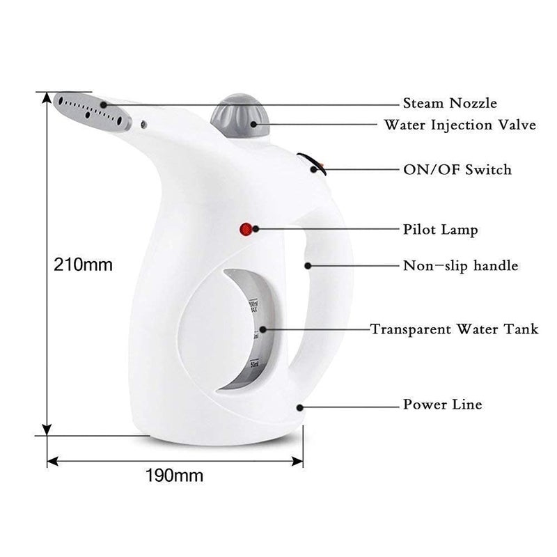 KD ZONE RZ608 Steam Vaporizer 1 Base Unit 1 Vaporizer Attachment 1 Nozzle Steamer Attachment 1 Steam Booster Multicolour - Image 3