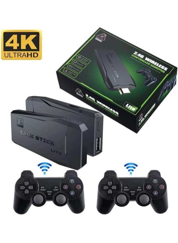 HD Classic Game Console 10000+ Built-in Games 9 Emulators Console HDMI Output TV Video Games High Definition Game Console with Dual 2.4G Wireless Controllers - Image 2