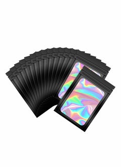 Excefore Resealable Smell Proof Bags Foil Pouch Bag Flat Bag( 100 Pieces )  - Image 1