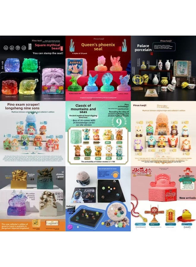 حفريات أثرية من Pinot، تاريخ العلوم والتعليم، ألعاب تعليمية لحفر بيض الديناصورات، هدايا للأطفال، تسوق في مكان واحد - اللون: كبير - غرزة - Image 2