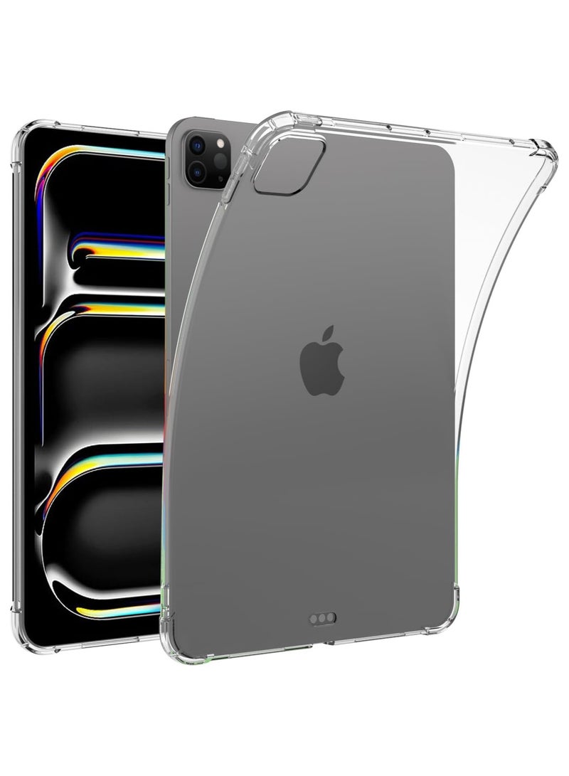 غطاء حماية شفاف فائق الوضوح من مادة TPU الناعمة مع زوايا معززة ومضاد للخدش لجهاز iPad Pro 11 2020  - Image 1