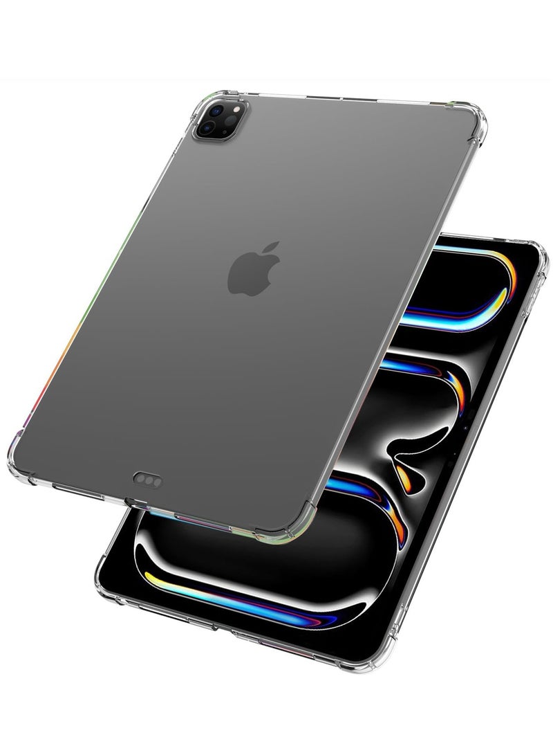 غطاء حماية شفاف فائق الوضوح من مادة TPU الناعمة مع زوايا معززة ومضاد للخدش لجهاز iPad Pro 11 2020  - Image 2
