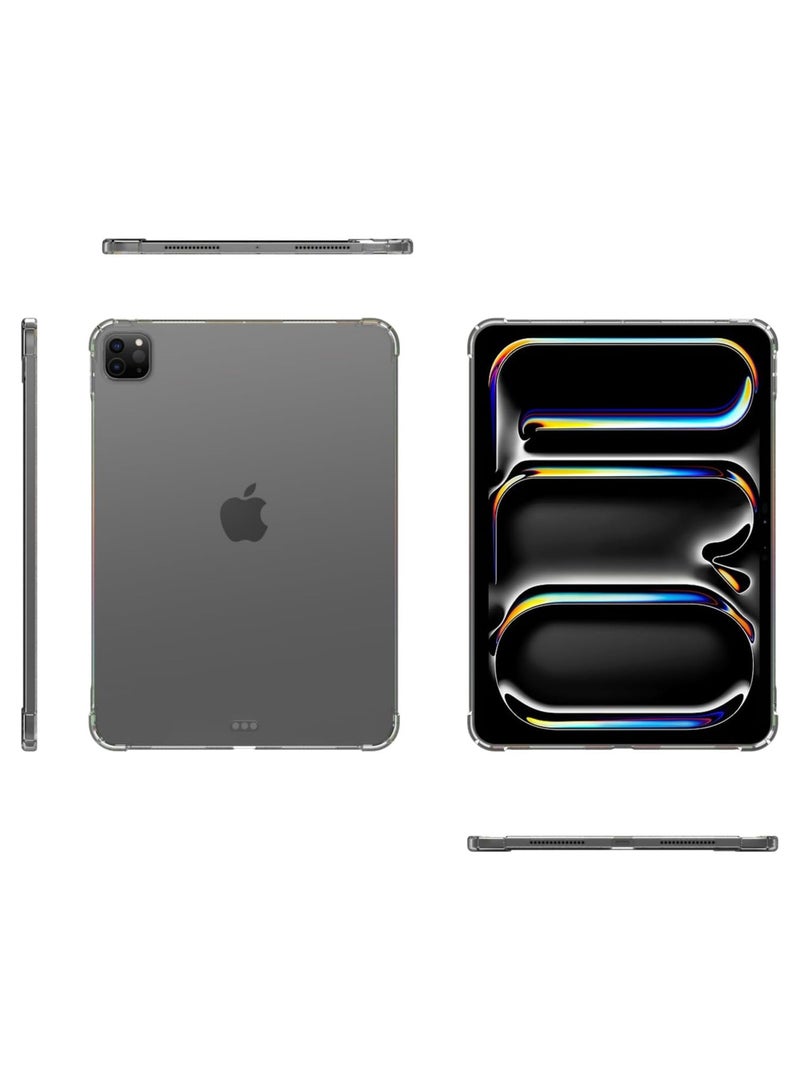 غطاء حماية شفاف فائق الوضوح من مادة TPU الناعمة مع زوايا معززة ومضاد للخدش لجهاز iPad Pro 11 2020  - Image 3