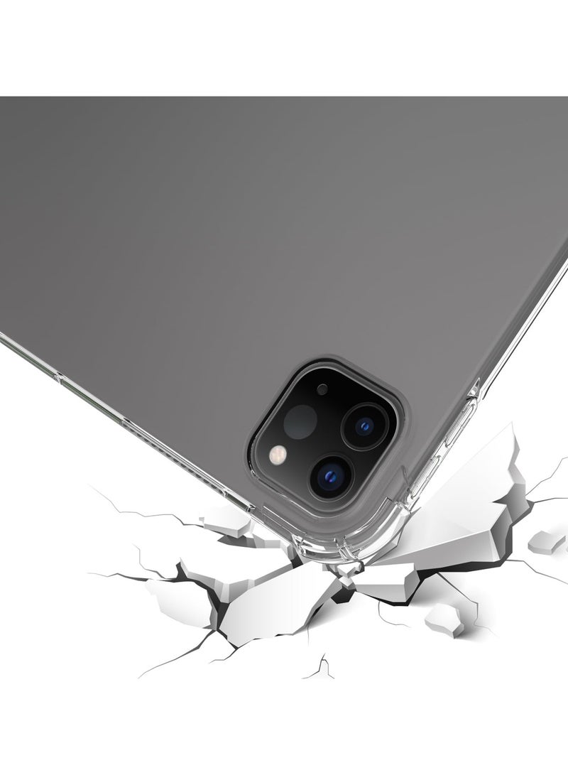 غطاء حماية شفاف فائق الوضوح من مادة TPU الناعمة مع زوايا معززة ومضاد للخدش لجهاز iPad Pro 11 2020  - Image 5