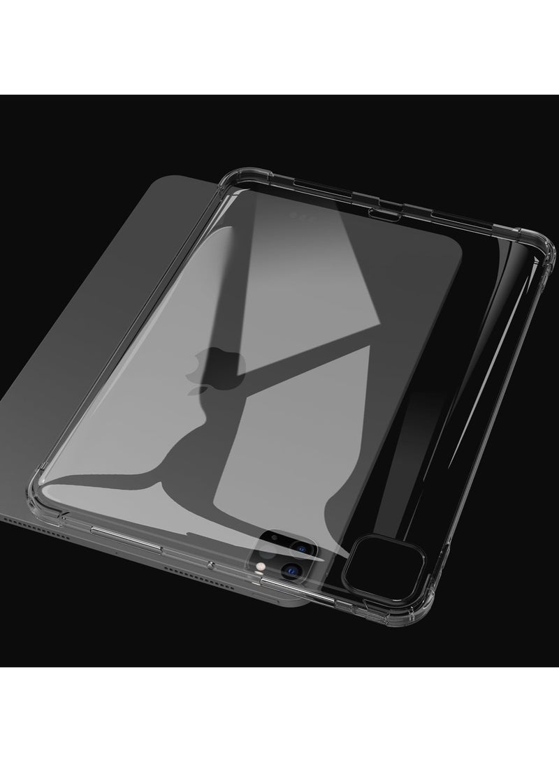 غطاء حماية شفاف فائق الوضوح من مادة TPU الناعمة مع زوايا معززة ومضاد للخدش لجهاز iPad Pro 11 2020  - Image 4