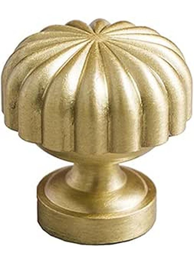 Solid Brass Gold Door Pull Handle 30mm Cabinet Drawer Knob For Wardrobe Cupboard - Image 1