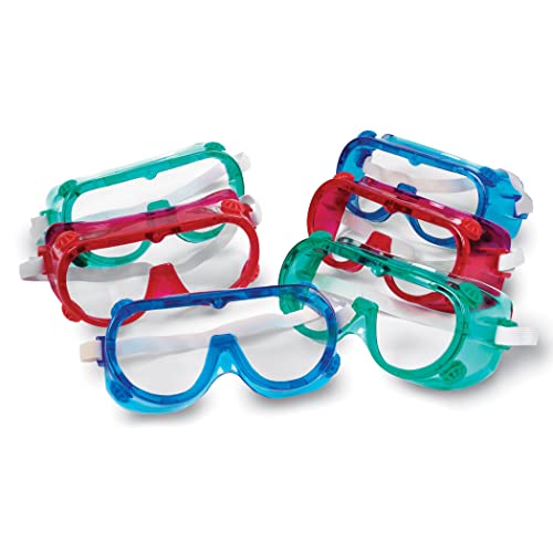 Learning Resources Colored Safety Goggles - 6 Pieces, Ages 4+ Classroom Accessories, Perfect For Kid's Science Experiments - Image 2