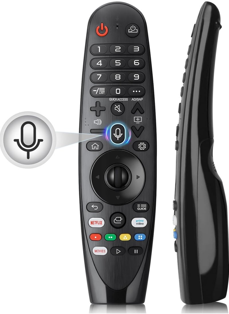 SNW - Magic Remote Control for LG TV, Universal for Original Remote MR19BA MR20GA MR21GA MR22GA MR23GA, Suitable for LG UHD OLED QNED NanoCell 4K 8K Smart TV, with Pointer and Voice Function - Image 1