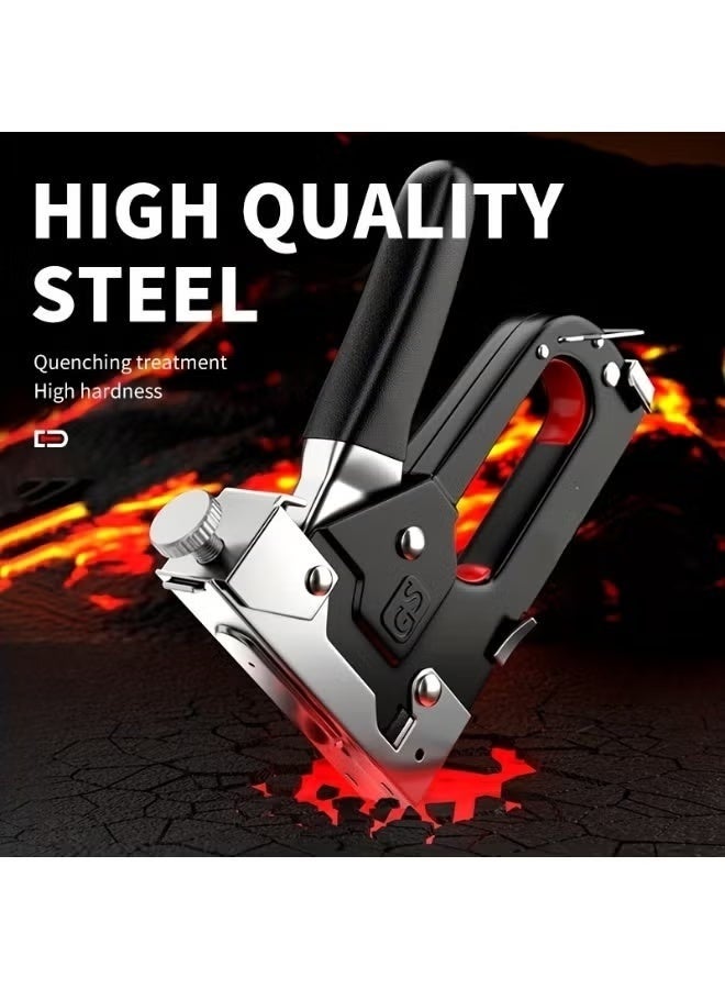 GS 4-in-1 Heavy-Duty Stapler Set , Multi-Tool for DIY Home Decor, Furniture & Wood Frames , Upholstery Staple Gun with Bandage Pliers ,Ideal for Art Supplies, Outdoor Camping & Industrial Use - Image 5