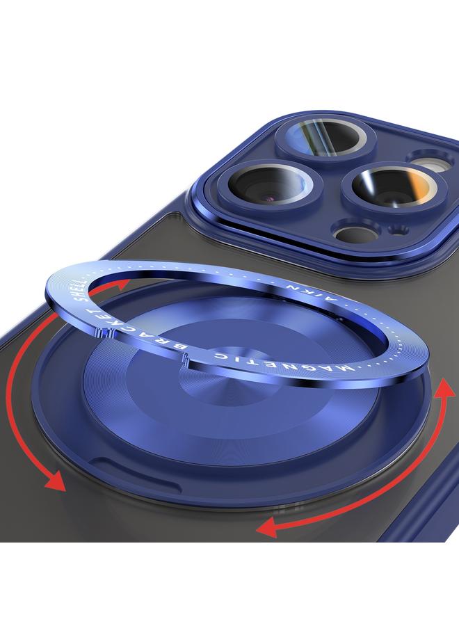 S-TOP Case For iPhone 13 Pro Max 360 Holder Magsafe Acrylic Hybrid TPU Phone Case - Image 3