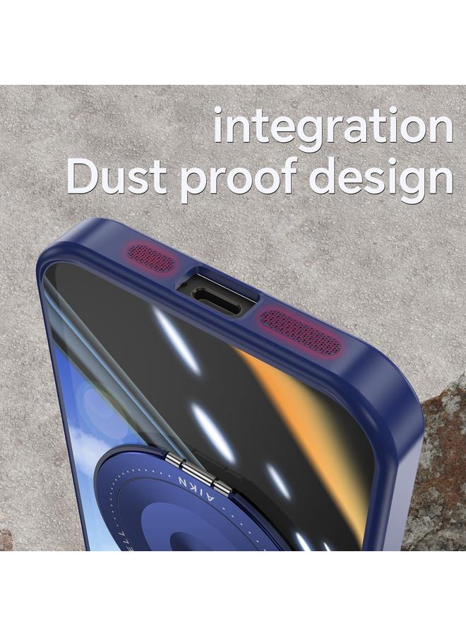 S-TOP Case For iPhone 13 Pro Max 360 Holder Magsafe Acrylic Hybrid TPU Phone Case - Image 5