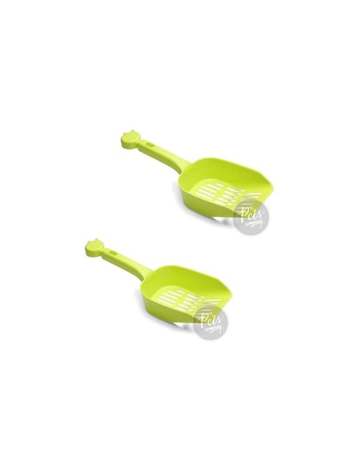 the pet company The Pets Company Cat Litter Scooper, Set of 2, Multicolor - Image 1
