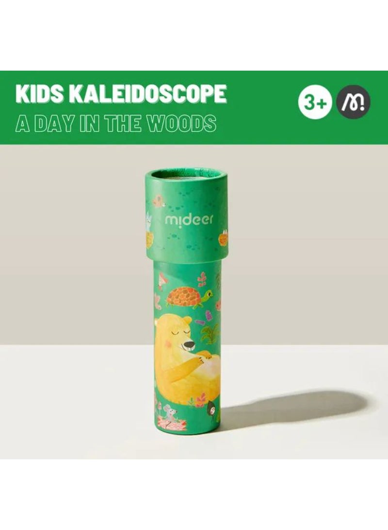 MiDeer كاليودوسكوب للأطفال - موضوع يوم في الغابة | لعبة بصرية متينة مع أنماط ملونة، لعبة حسية وبصرية محمولة لتطوير الأطفال من عمر 3 سنوات وما فوق - Image 5