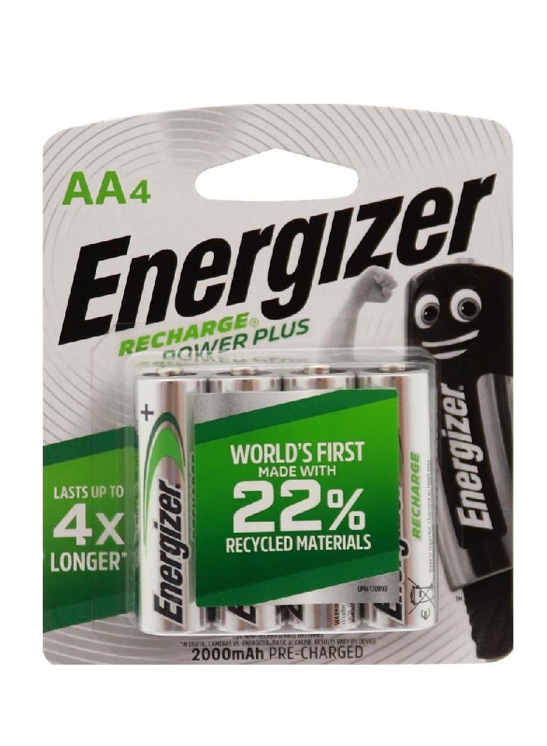 Energizer Recharge Power Plus AA Multipurpose Battery 2000 mAh
