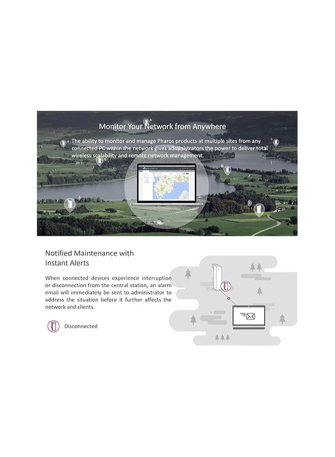 ريبنيو جهاز التوجيه AC867 .5 جيجا هرتز 867 ميجا بت في الثانية 23dBi هوائي CPE خارجي نقل لمسافات طويلة IP65 غلاف مقاوم للعوامل الجوية إدارة مركزية سهلة AC867 .5 جيجا هرتز 867 ميجا بت في الثانية 23dBi هوائي CPE خارجي نقل لمسافات طويلة IP65 غلاف مقاوم لتسرب الماء إدارة مركزية سهلة - Image 4