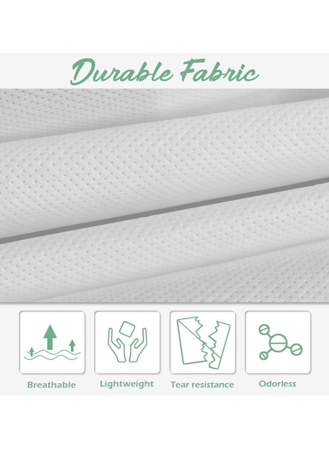 MISSLO 70 Bridal Wedding Gown Dress Garment Bag With Accessories Pouch Large Travel Garment Cover 8 Gusset White - Image 5