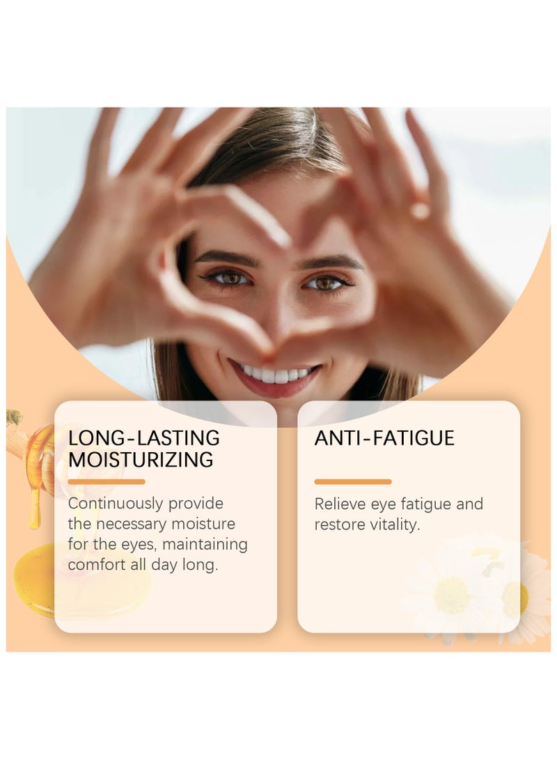 سيمونث مصل العسل النحل للعين, مصل العسل النحل العين بلا ضربة, Jimerito العسل للعيون قطرات العين العضوية, مريح الجلد -,حماية العين لطيفة,ترطيب وتخفيف العيون للجفاف,30ML - Image 4