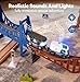 Giant bean 6pcs Magnetic Rescue Train Car Set with Sound Light 3 in1 Police Fire Ambulance Emergency Vehicles Magnetic Coupling with Action Figures Accessories STEM Play Toy for Kids 3 - Image 4