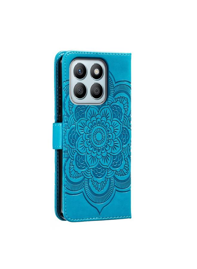 S-TOP Case For Honor X8B Sun Mandala Embossing Pattern Phone Leather Case - Image 3