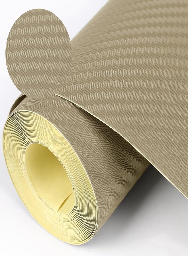 ChiKiner Self-Adhesive Shelf Liner Kitchen Liner, Waterproof Backed Paper Easy Peel and Stick Contact Liner without Residue for Decor Your Desk Surface, Kitchen Countertops - Dark Khaki, 11.8 x 118.1 inches - Image 1