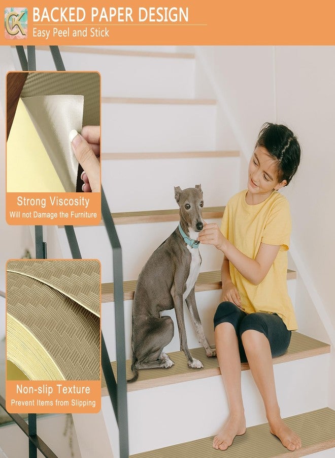 ChiKiner Self-Adhesive Shelf Liner Kitchen Liner, Waterproof Backed Paper Easy Peel and Stick Contact Liner without Residue for Decor Your Desk Surface, Kitchen Countertops - Dark Khaki, 11.8 x 118.1 inches - Image 5