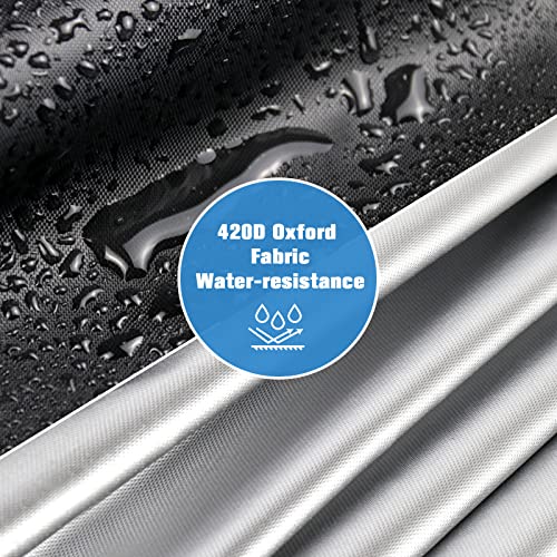 Jungda Tri Folding Mattress Storage Bag Twin XL,Foldable Memory Foam Mattress Case,Carry Case for Tri-Fold Guest Bed Mattress Fits 4 Inch Twin XL Mattress (Mattress NOT Included)-40"L x 28"W x 13"H - Image 4