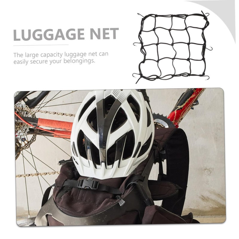 Elastic Luggage Net Bag For Secure Storage On Motorcycle Bike Cart And Luggage Boxes - Image 5