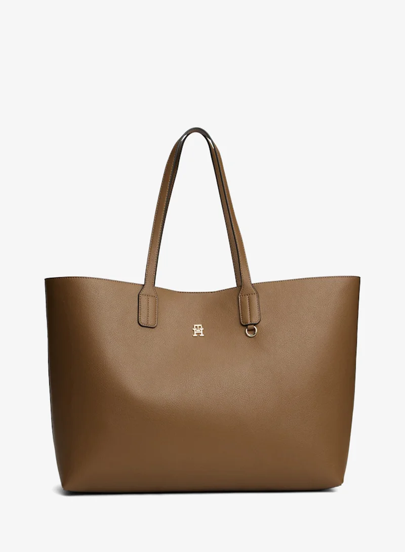 TOMMY HILFIGER The American Icon Pebble Grain Tote Bag